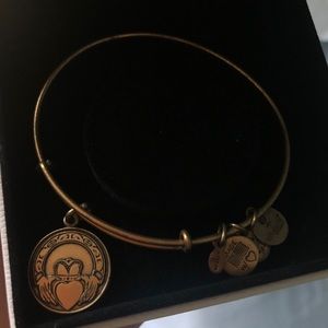 Alex and Ani Claddagh Charm Bangle, Gold